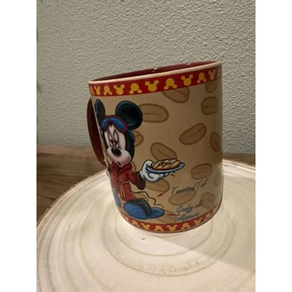 NWOT Disney Mickey 5” Coffee Mug “Mornings Aren't Pretty”